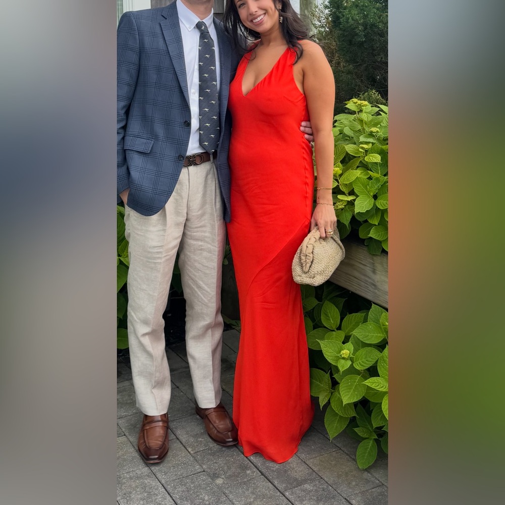 Reformation Siana Dress in Paprika